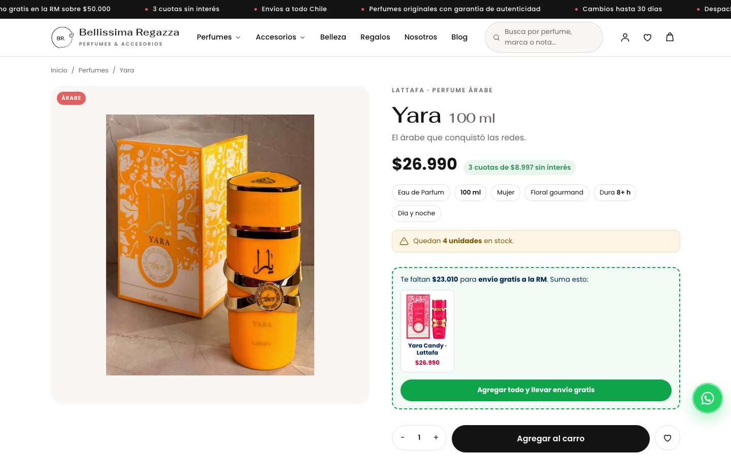 Ficha de producto de la tienda nueva